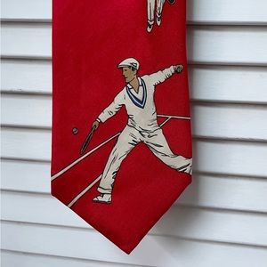 Rooster Silk Tennis Tie 🏸